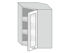 19.60.3у Шкаф настенный (h=913) угловой на 600мм со стекл. дверцей в Лесном - lesnoj.магазин96.com | фото