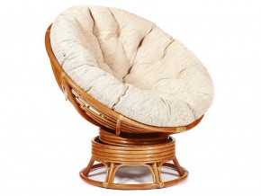 Кресло-качалка Papasan w 23/01 B с подушкой Cognac, ткань Старт в Лесном - lesnoj.магазин96.com | фото