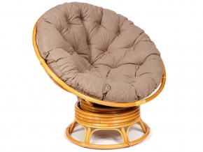 Кресло-качалка Papasan w 23/01 B с подушкой Honey, экошерсть Коричневый в Лесном - lesnoj.магазин96.com | фото