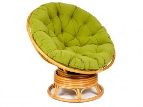 Кресло-качалка Papasan w 23/01 B с подушкой Honey, флок Олива в Лесном - lesnoj.магазин96.com | фото