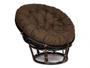 Кресло Papasan 23/01 W с подушкой Antique brown, ткань Коричневый в Лесном - lesnoj.магазин96.com | фото