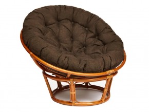 Кресло Papasan 23/01 W с подушкой Cognac, ткань Коричневый в Лесном - lesnoj.магазин96.com | фото