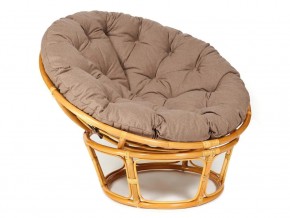 Кресло Papasan 23/01 W с подушкой Honey, экошерсть Коричневый в Лесном - lesnoj.магазин96.com | фото