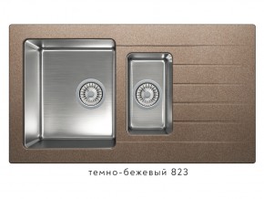 Мойка комбинированная Tolero twist TTS-890 Темно-бежевый 823 в Лесном - lesnoj.магазин96.com | фото