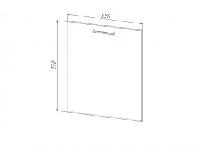 П 60 Комплект для посудомоечной машины 600 мм (цоколь + фасад) ЛДСП в Лесном - lesnoj.магазин96.com | фото